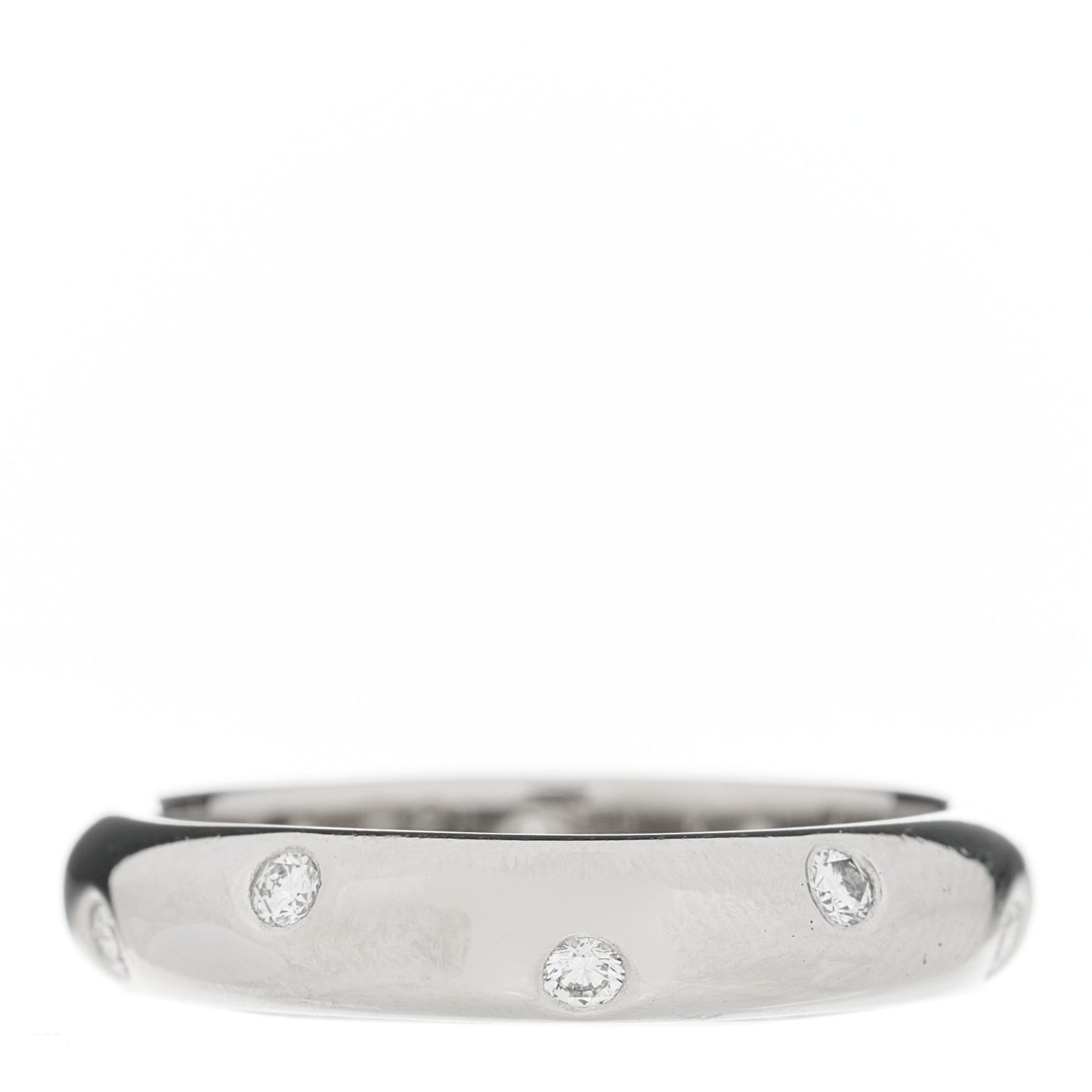 Platinum Diamond 4mm Etoile Band Ring 54 7