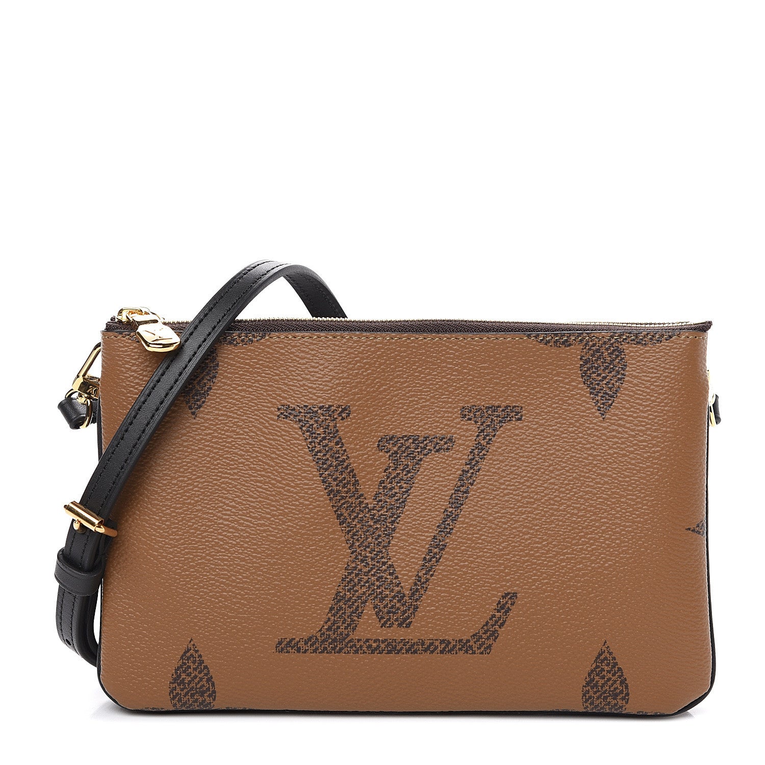 Louis Vuitton Reverse Monogram Giant Double Zip Pochette 1 of 10