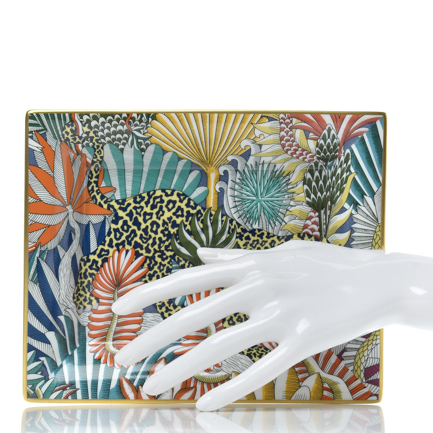 Porcelain Animaux Camoufles Change Tray