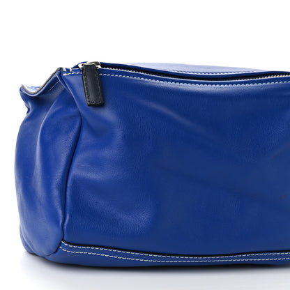 Givenchy Calfskin Small Pandora Logo Strap Blue 9 of 10