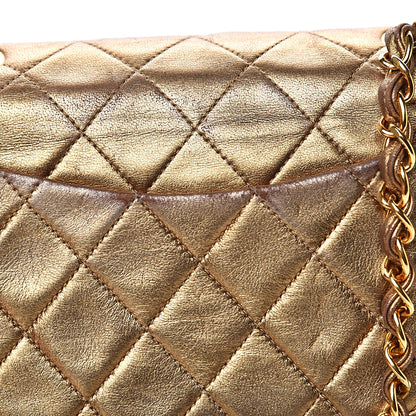 Chanel Metallic Lambskin Quilted Mini Square Flap Gold 10 of 19