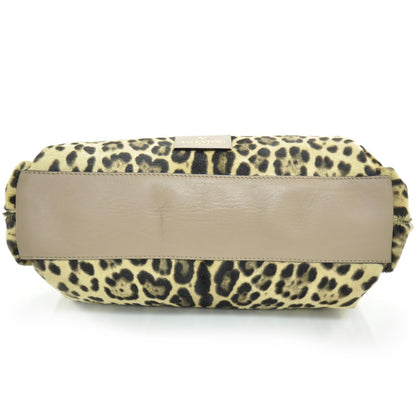 Valentino Garavani Calf Hair Leopard Print Medium Aphrodite Bow Tote 5 of 10