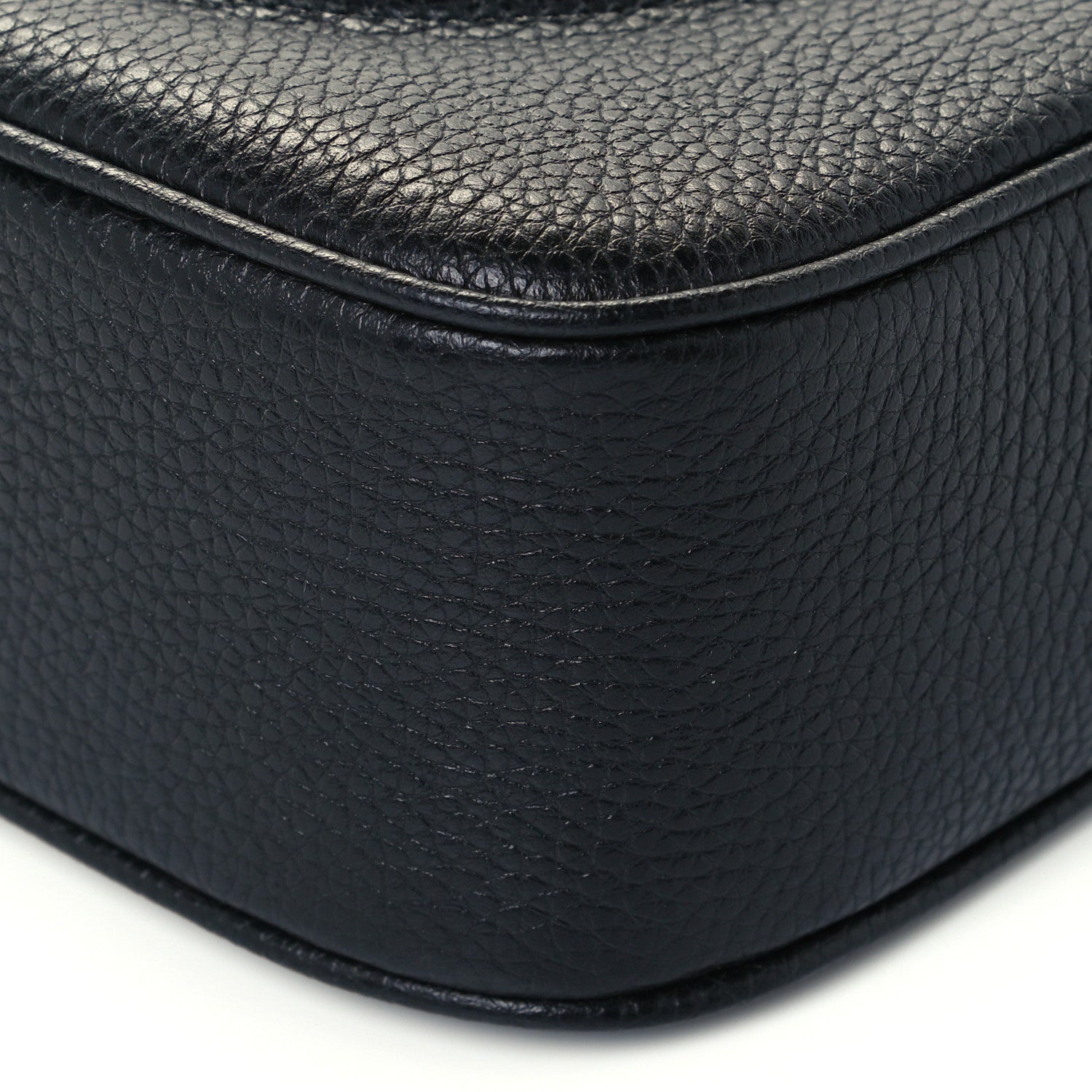 Gucci Pebbled Calfskin Small Soho Disco Bag Black 10 of 11