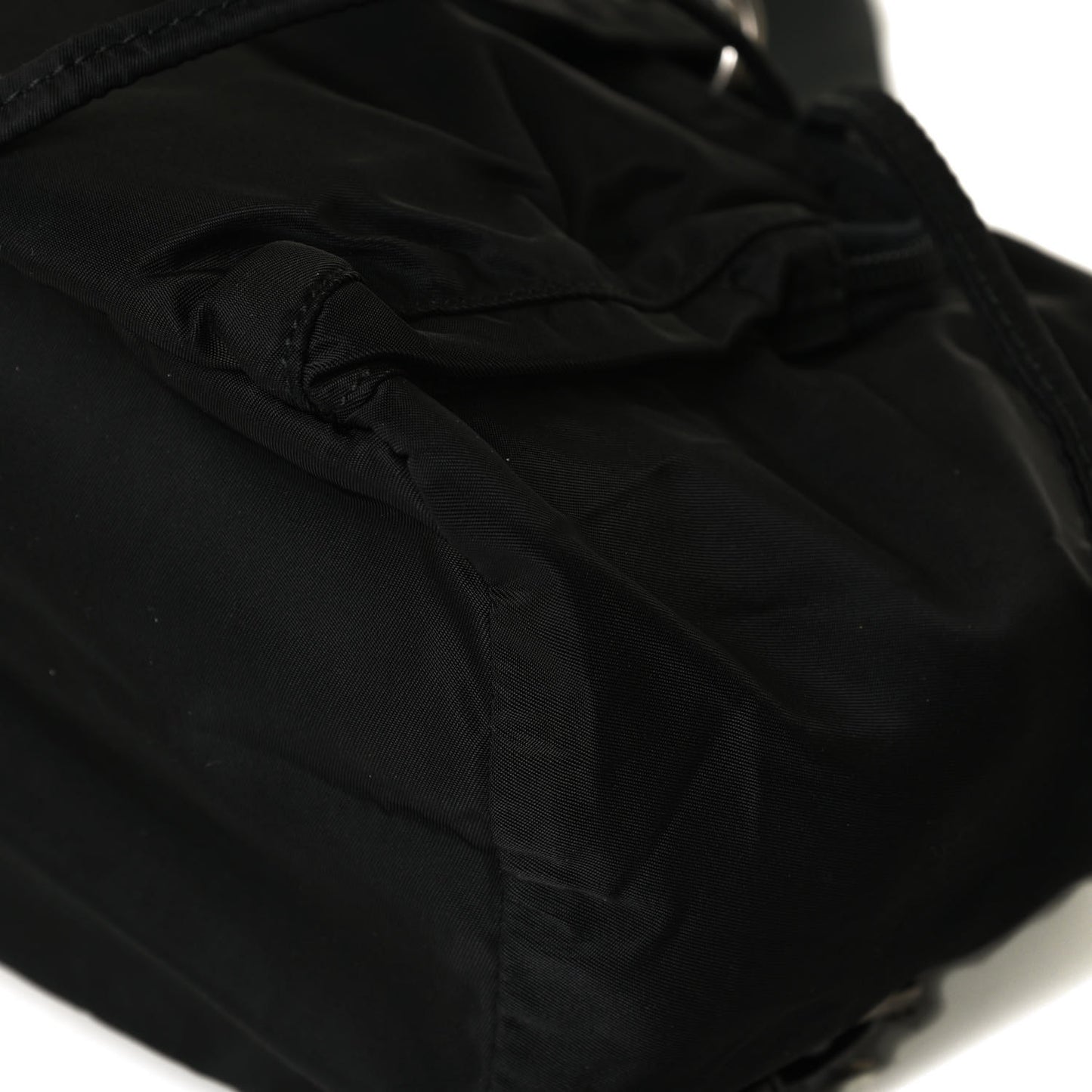 Nylon Vela Mini Cinch Backpack Black