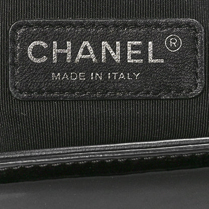 Chanel Patent Calfskin Quilted Medium Plexiglass Boy Flap Black 6 of 11