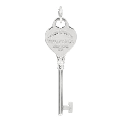 Tiffany Sterling Silver Return To Tiffany Heart Key Pendant 1 of 3