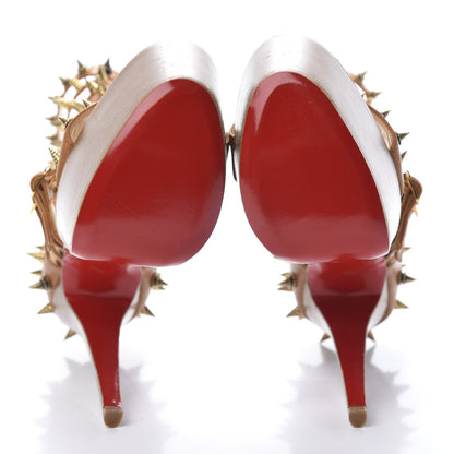 Christian Louboutin Calfskin Botticellita 160 Sandals 39 Brown 5 of 7