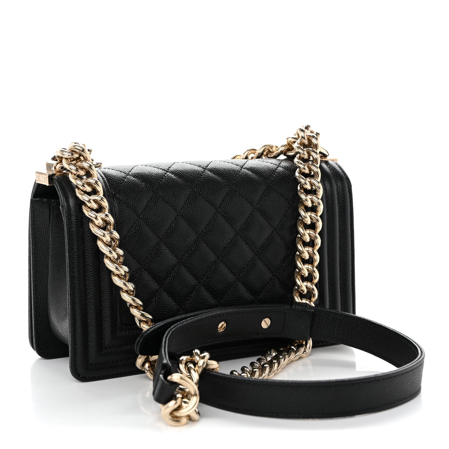 Chanel Caviar Quilted Small Boy Flap Black 3 of 10