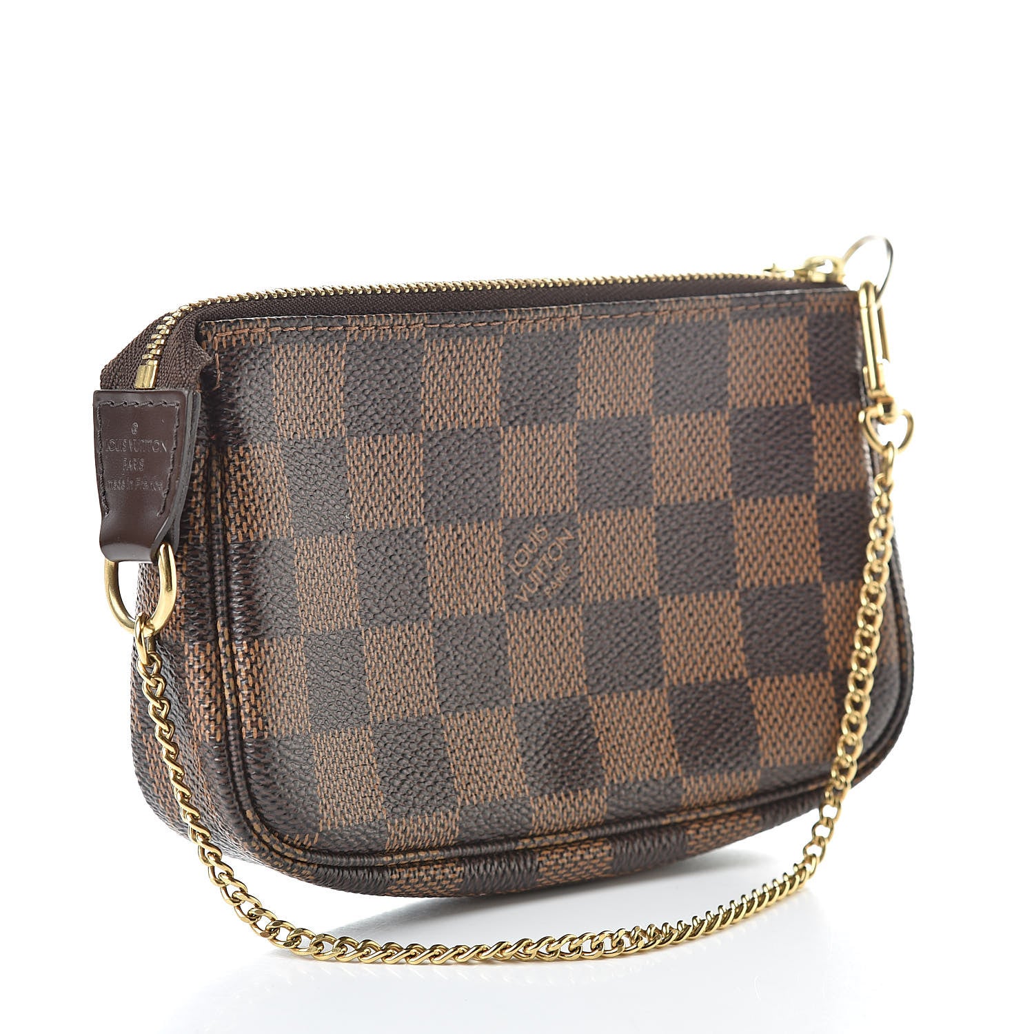 Louis Vuitton Damier Ebene Complice Trunks and Bags Mini Pochette Accessories Red 3 of 9