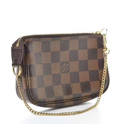 Louis Vuitton Damier Ebene Complice Trunks and Bags Mini Pochette Accessories Red 3 of 9