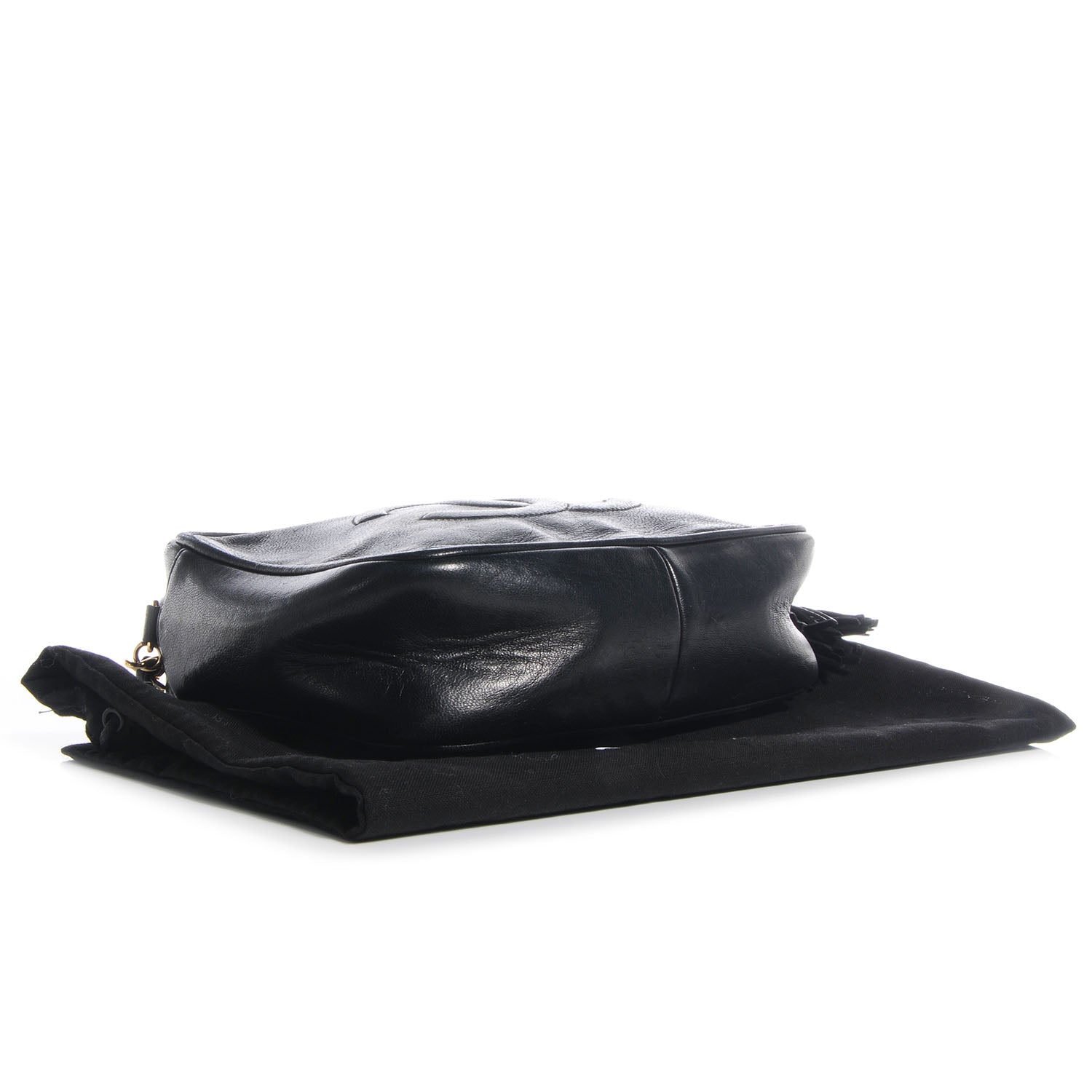 Chanel Lambskin CC Tassel Camera Case Black 4 of 8