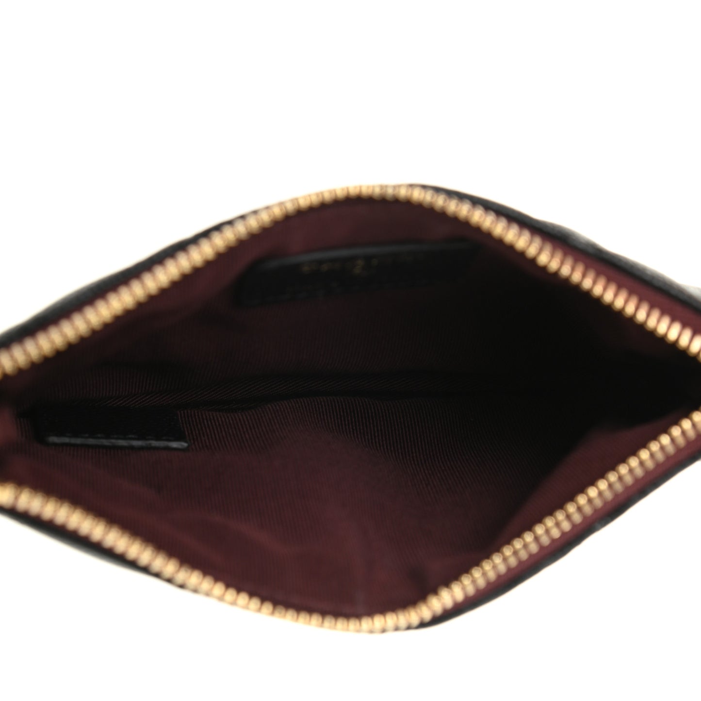 Caviar Quilted Small Cosmetic Case Black