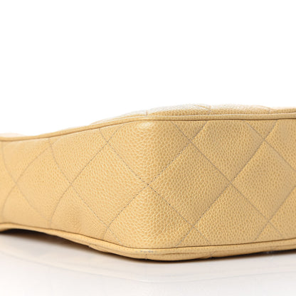 Chanel Caviar Quilted Camera Case Beige 9 of 10