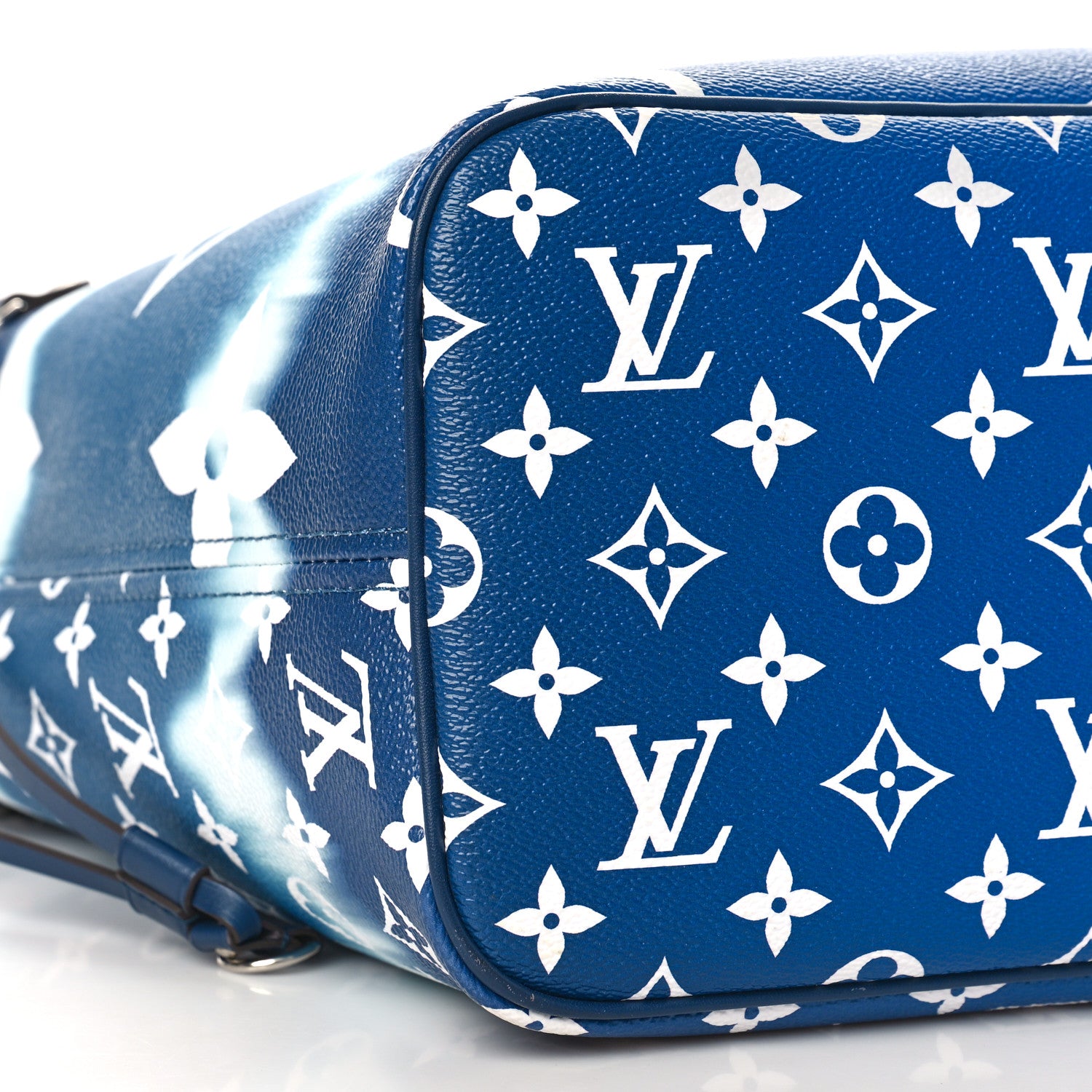 Louis Vuitton Monogram Escale Neverfull MM Blue 7 of 9