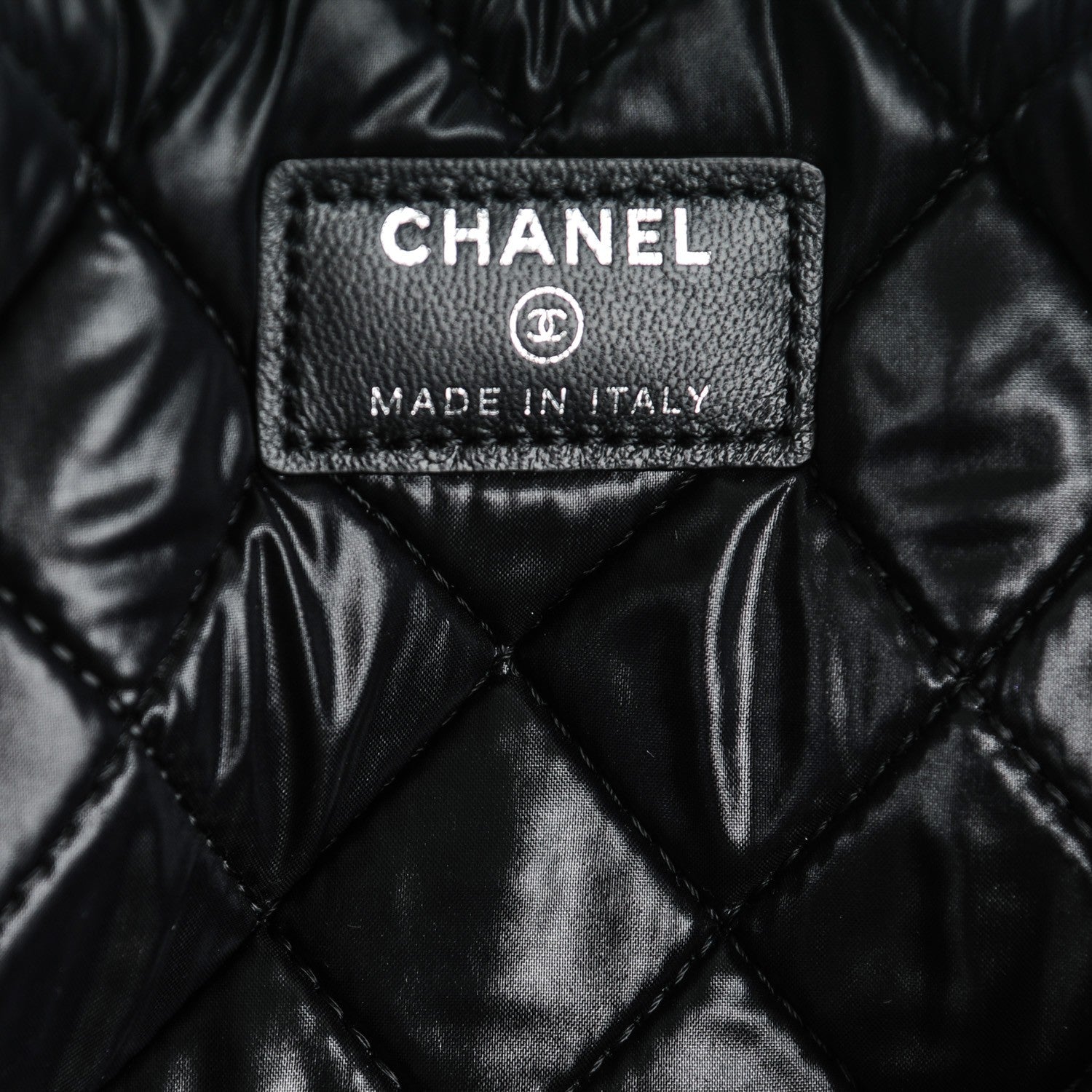 Chanel Lambskin Quilted Medium Boy Cosmetic Case Black 6 of 7