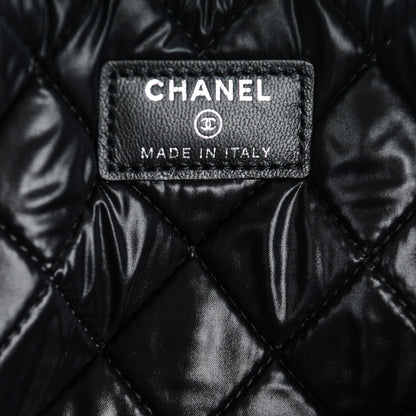 Chanel Lambskin Quilted Medium Boy Cosmetic Case Black 6 of 7