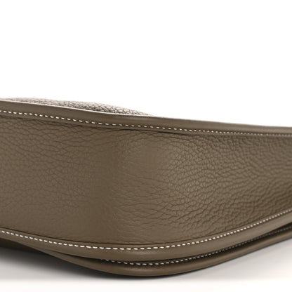 Hermes Taurillon Clemence Evelyne III PM Etoupe 10 of 13