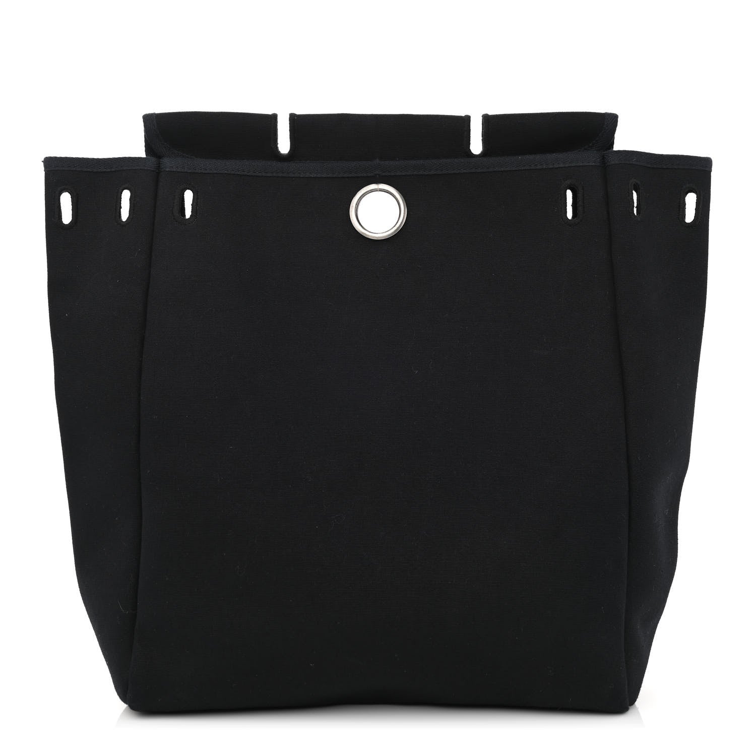 Hermes Toile Vache Calfskin Herbag 30 PM Backpack Black 4 of 18