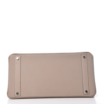 Hermes Togo Birkin 40 Gris Tourterelle 6 of 31