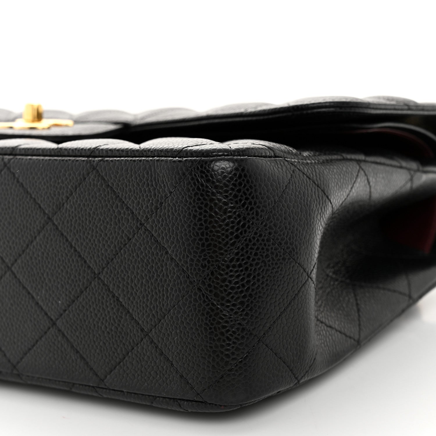 Chanel Caviar Quilted Jumbo Double Flap Black 10 of 10