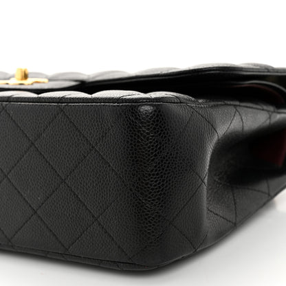 Chanel Caviar Quilted Jumbo Double Flap Black 10 of 10
