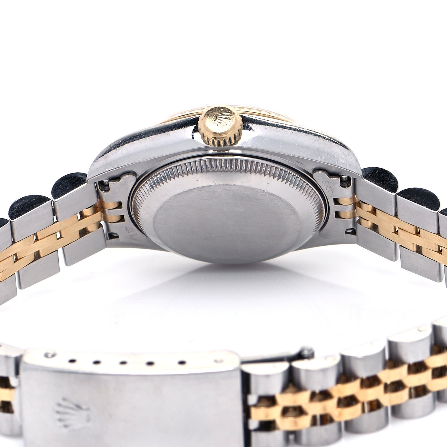 Stainless Steel 18K Yellow Gold 26mm Oyster Perpetual Datejust Watch White Roman 69173