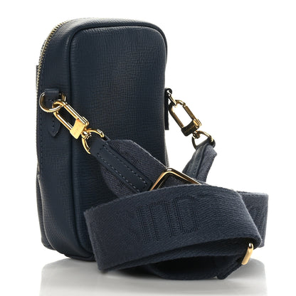 Louis Vuitton X NIGO Denim Monogram Flat Double Phone Pouch 2 of 7