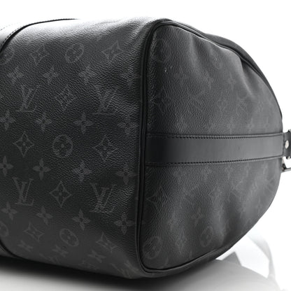 Louis Vuitton Monogram Eclipse Keepall Bandouliere 45 10 of 11