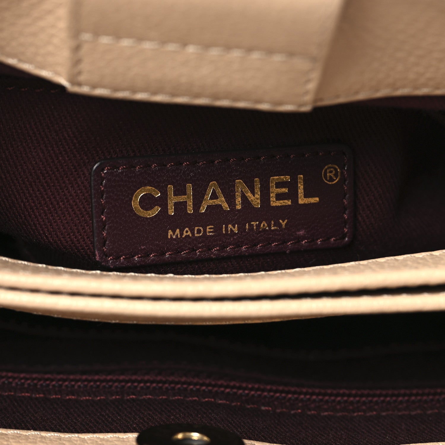 Chanel Grained Calfskin Mini Neo Executive Shopper Tote Light Beige 6 of 12