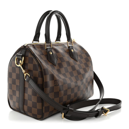 Louis Vuitton Damier Ebene Speedy Bandouliere 25 3 of 9