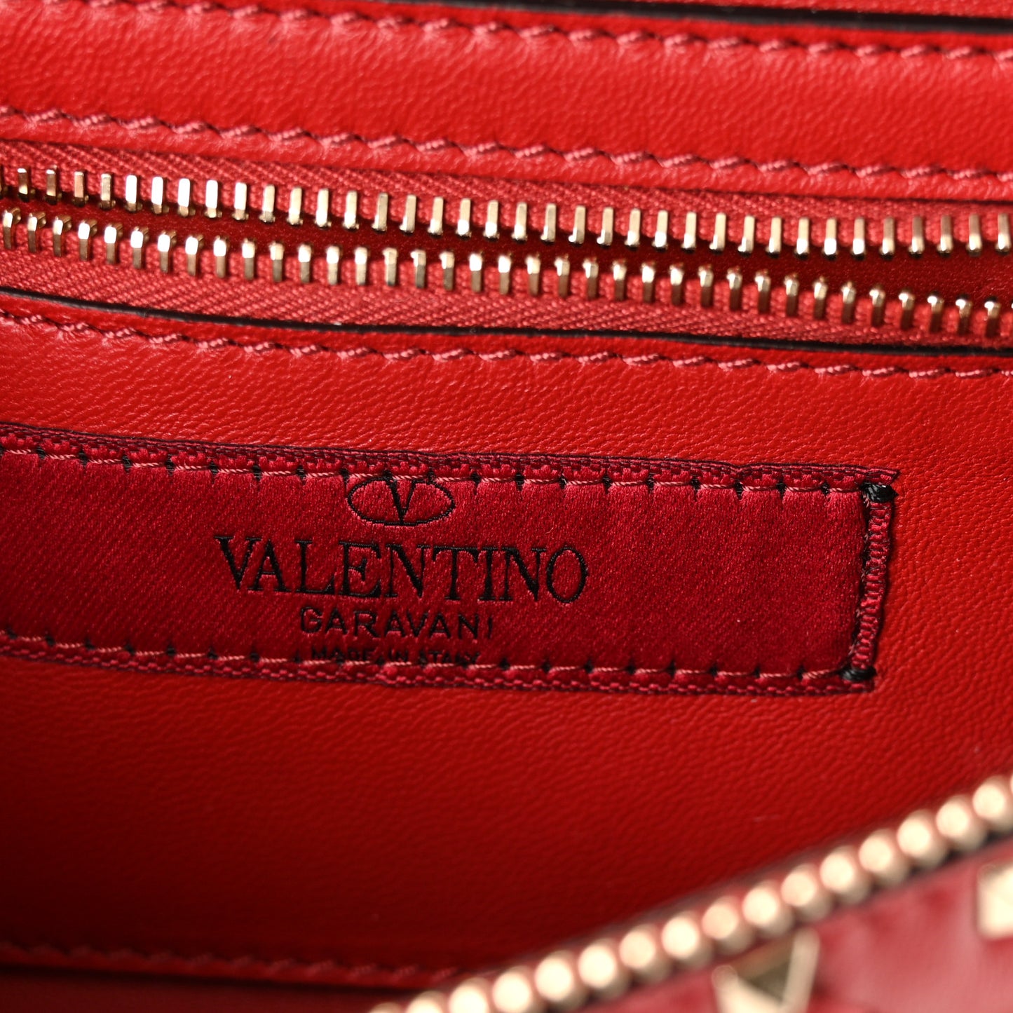 Lambskin Free Rockstud Spike Belt Bag 85 Rosso Valentino