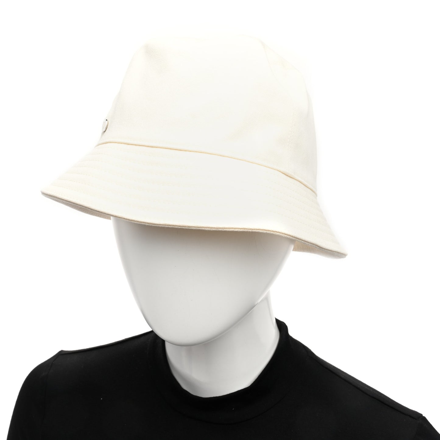 Cotton Elena Bucket Hat 57 White