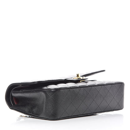 Chanel Caviar Quilted Medium Double Flap Black 4 of 12