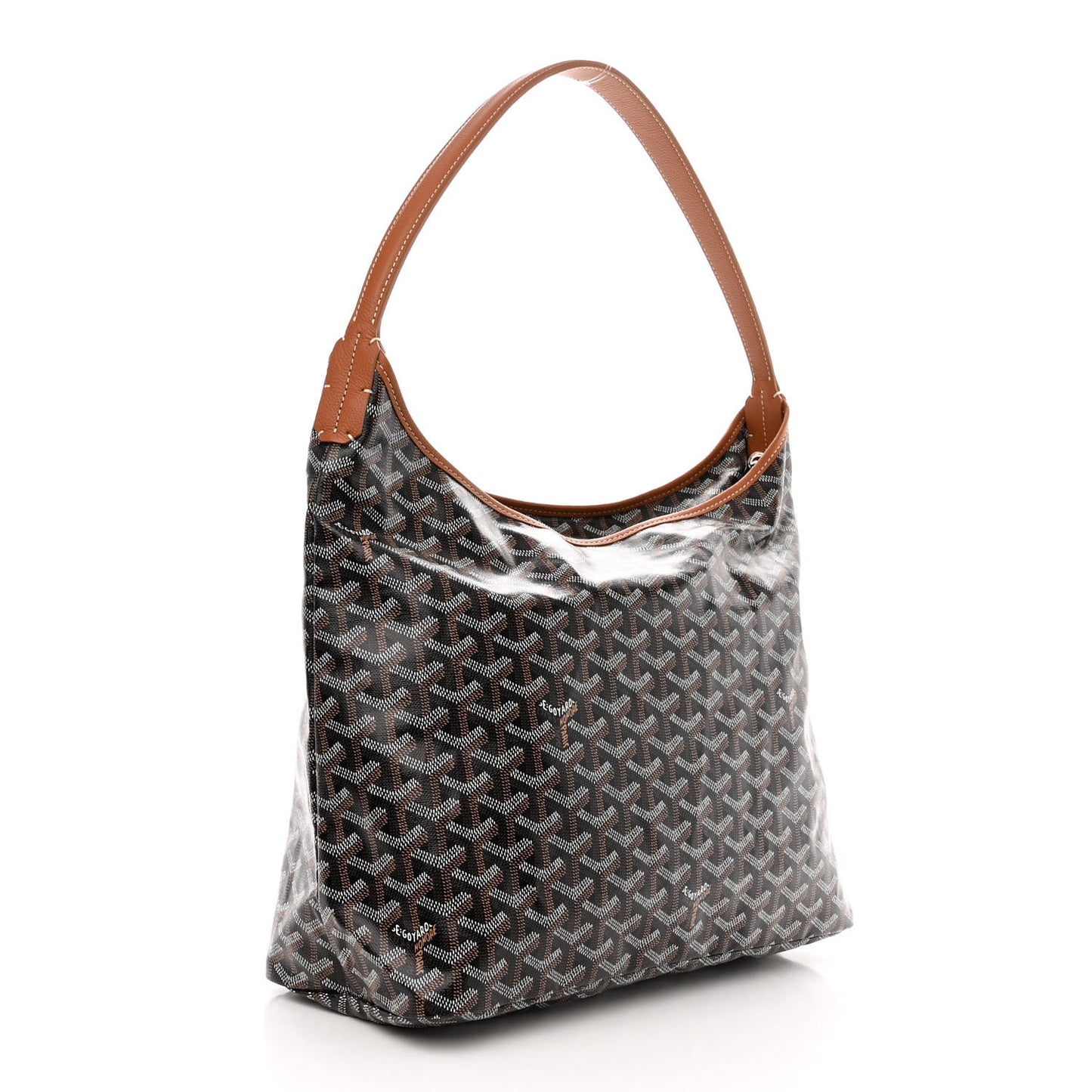 Goyardine Boheme Hobo Black Gold
