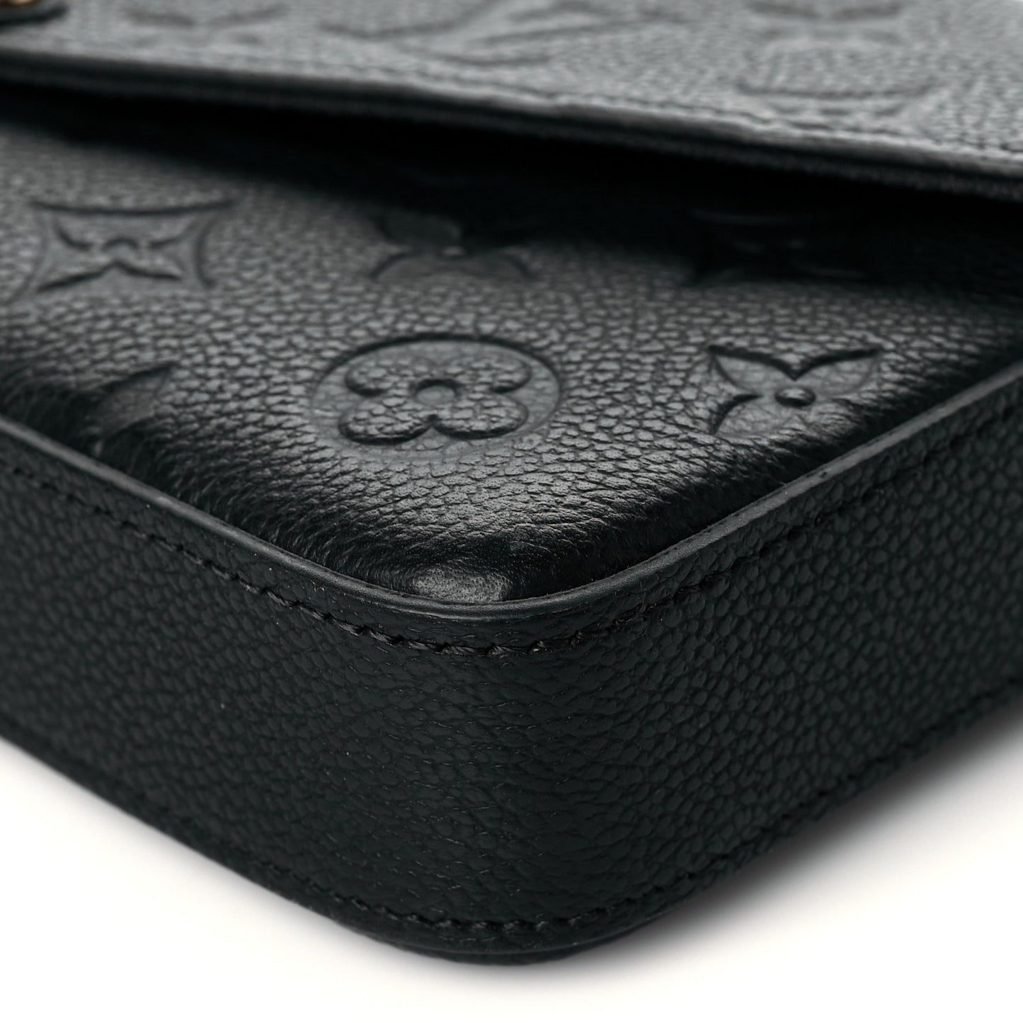 Empreinte Pochette Felicie Chain Wallet Black
