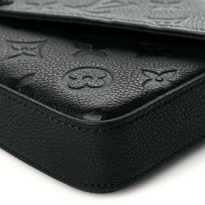Louis Vuitton Empreinte Pochette Felicie Chain Wallet Black 11 of 12
