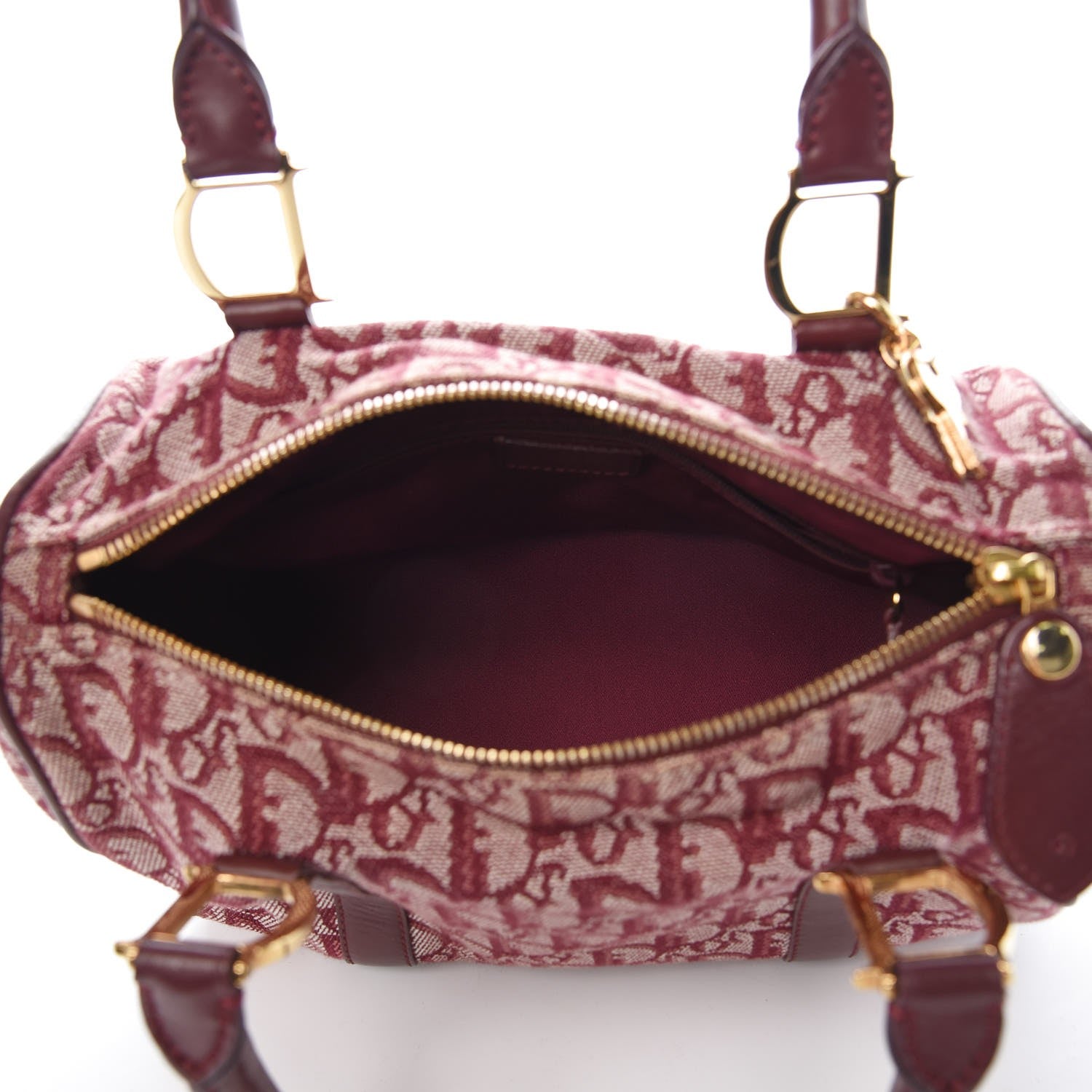 Christian Dior Monogram Boston Red 5 of 12