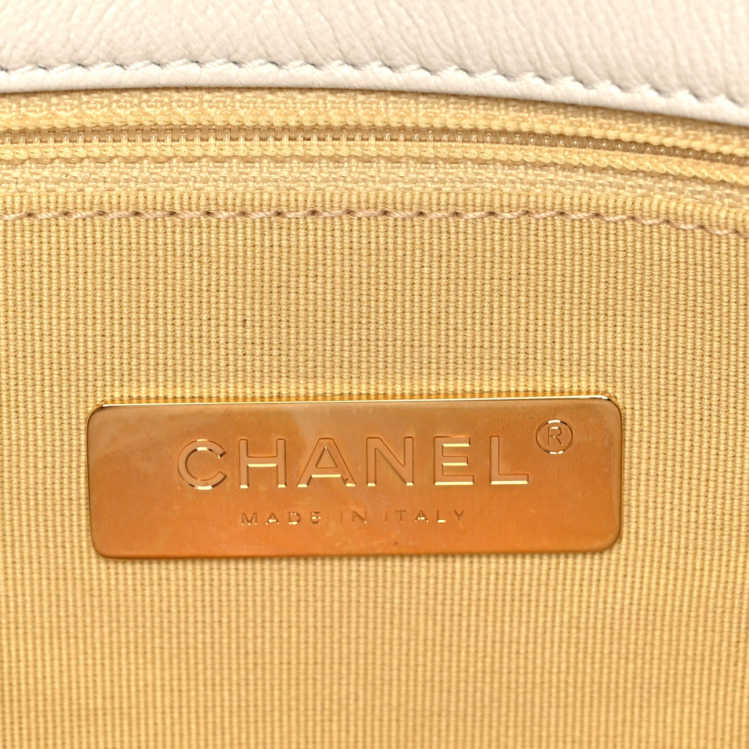 Chanel Printed Goatskin Quilted Medium Chanel 19 Flap White Multicolor 6 of 9