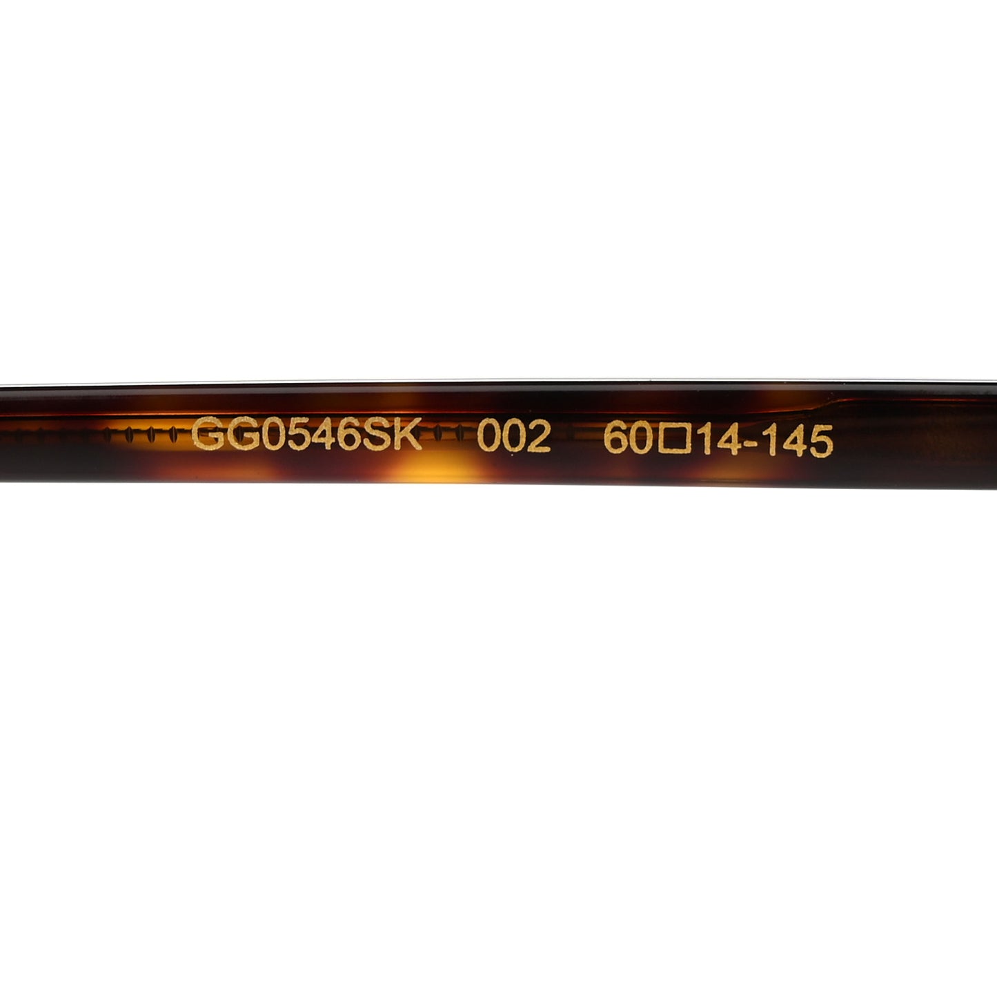 Acetate Oversize Round Frame Sunglasses GG0546SK Tortoise