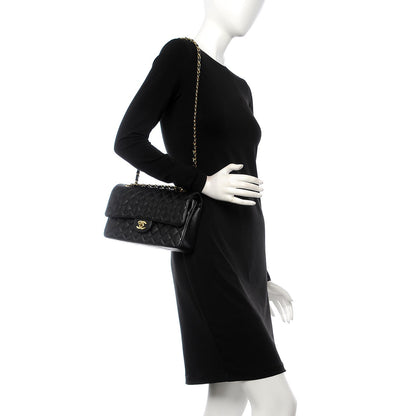 Chanel Caviar Quilted Medium Double Flap Black 3 of 9