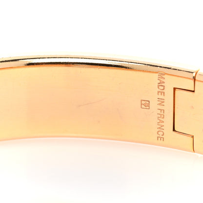 Hermes Enamel Narrow Clic Clac H Bracelet PM Black 6 of 8