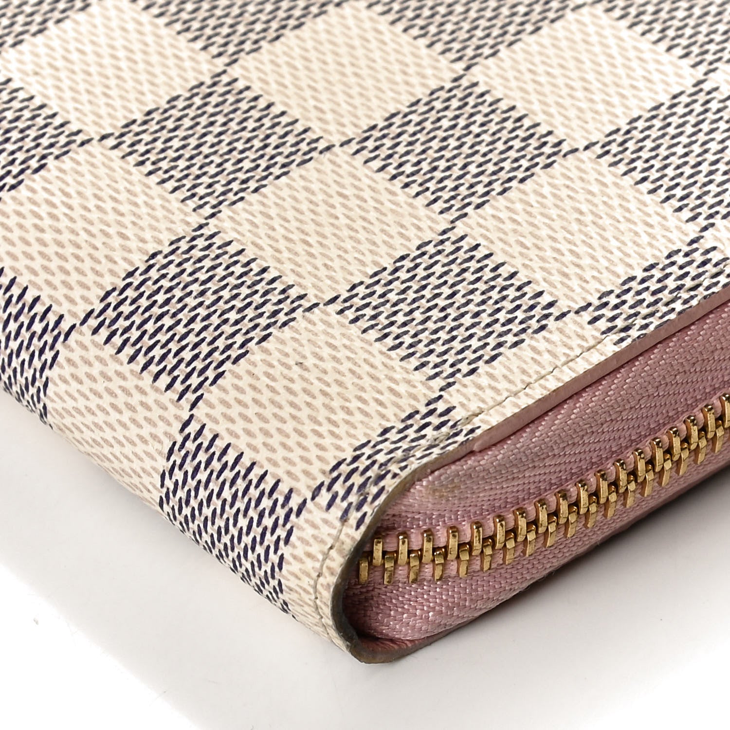 Louis Vuitton Damier Azur Zippy Wallet Rose Ballerine 10 of 12