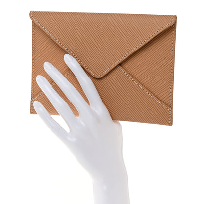 Louis Vuitton Epi Envelope Pouch Beige 2 of 6