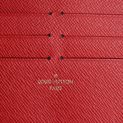 Louis Vuitton Calfskin Felicie Card Holder Insert Cherry 6 of 12