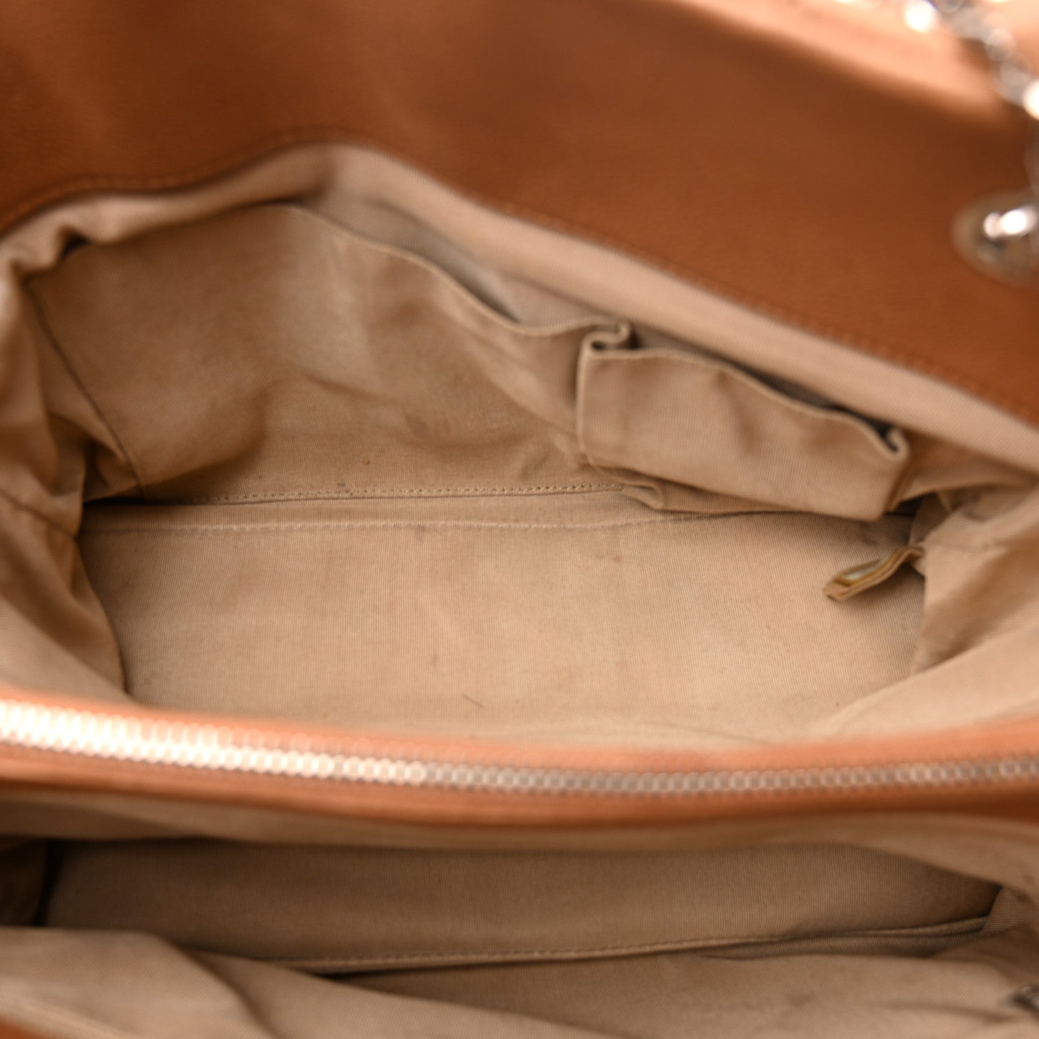 Chanel Caviar Quilted Timeless CC Shopping Tote Brown 13 of 20