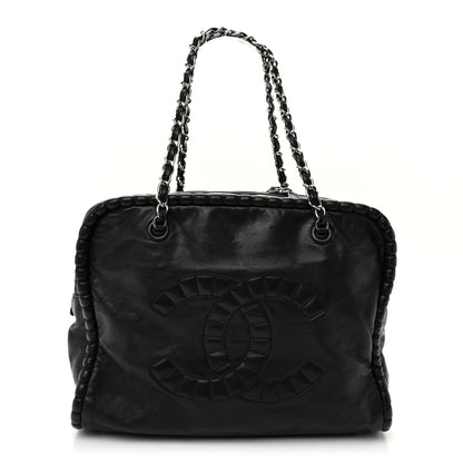 Chanel Calfskin On the Bund Tote Black 1 of 12