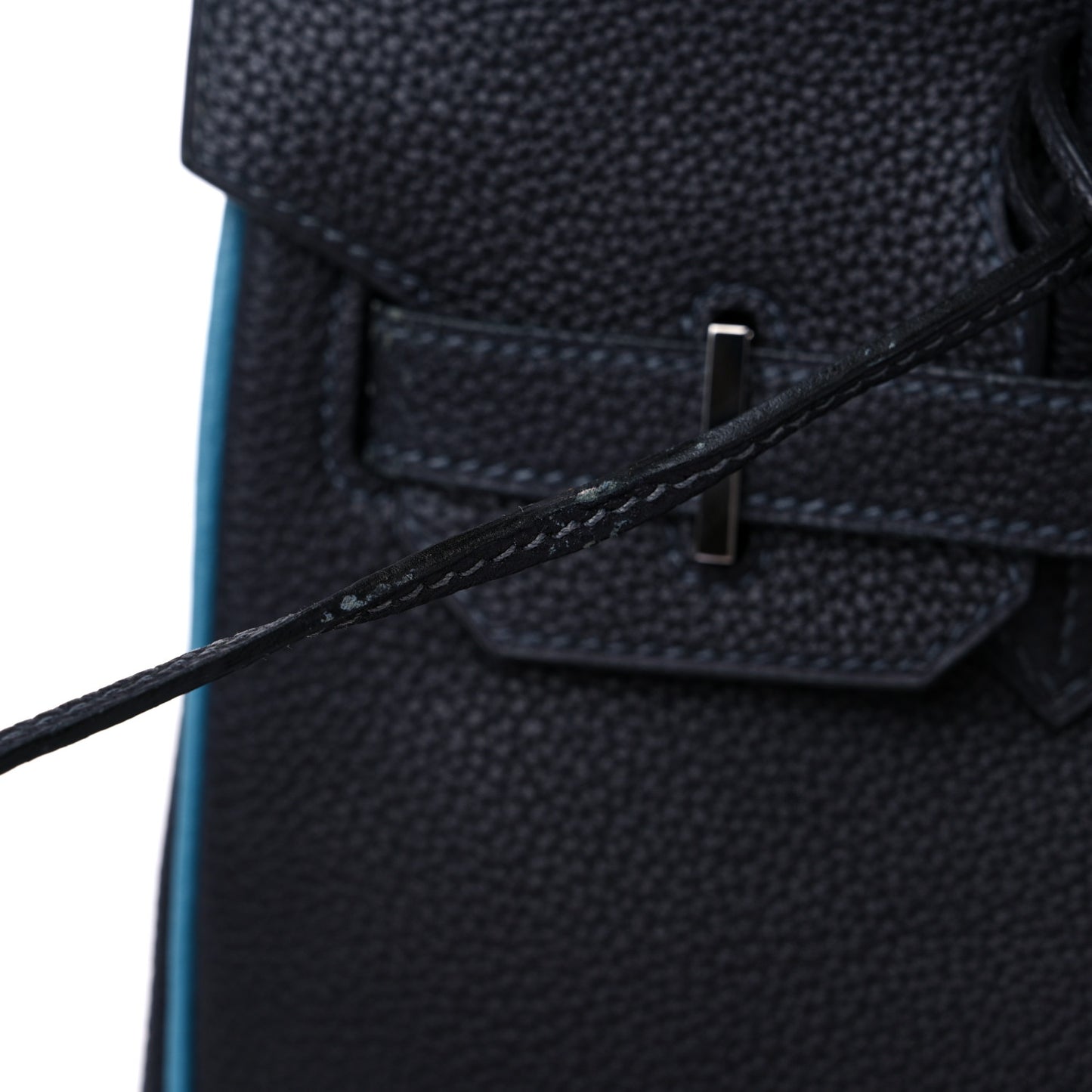 Togo Bi-Color Birkin 30 Bleu Indigo Blue Jean