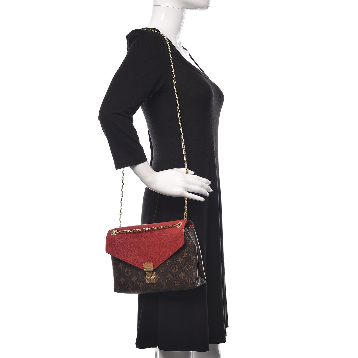 Monogram Pallas Chain Cherry
