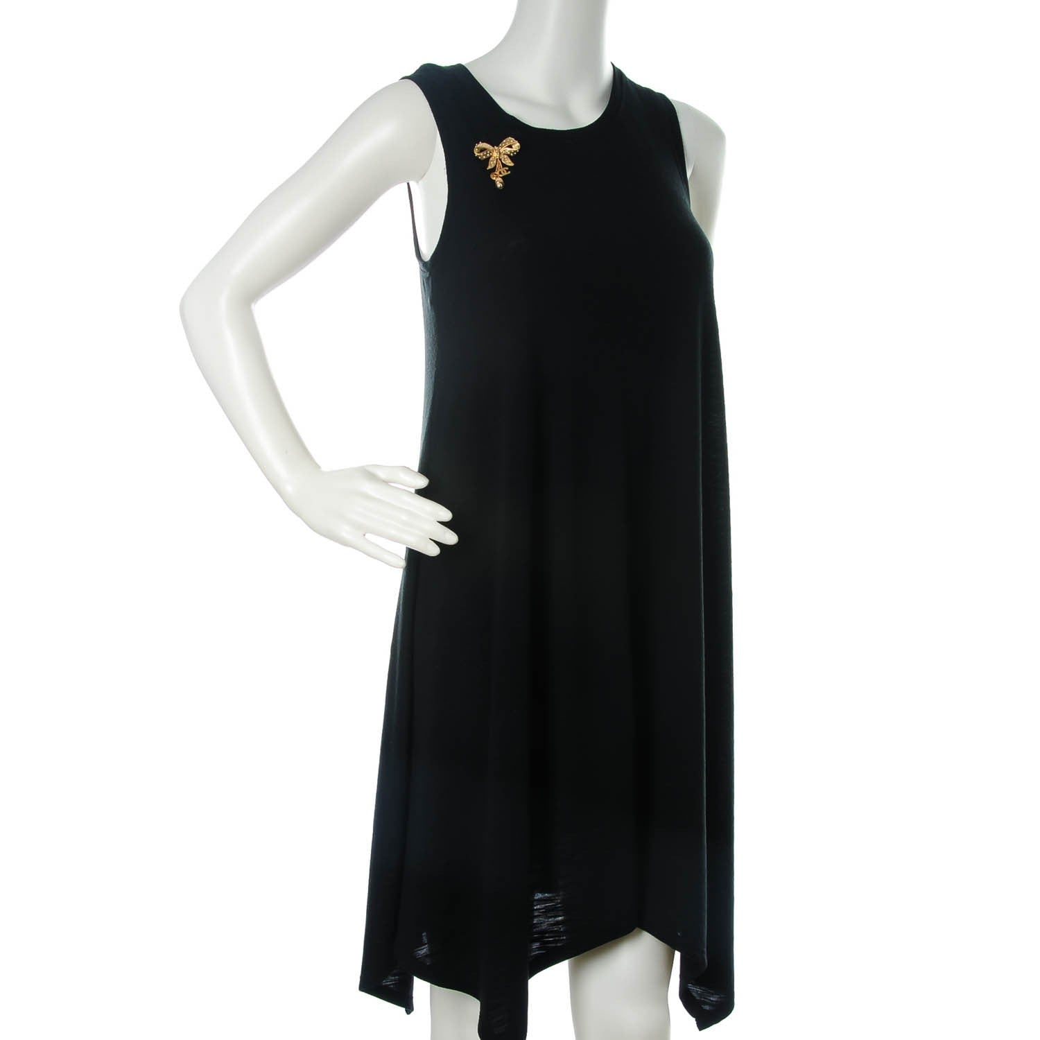 Chanel Pearl Bow CC Brooch Pin Gold 2 of 5