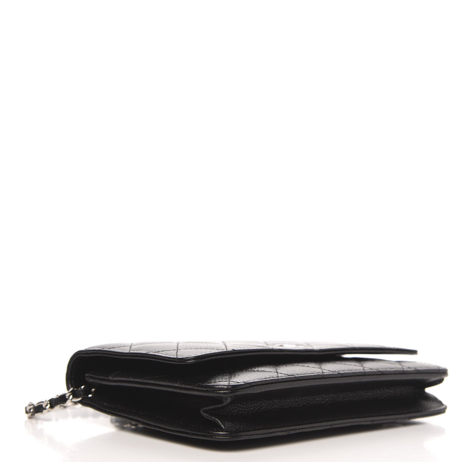 Chanel Caviar Quilted Wallet On Chain WOC Black 4 of 10